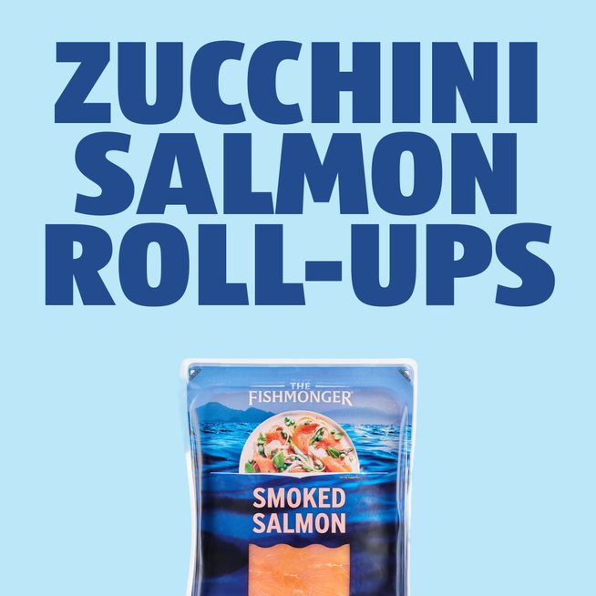 Trend tile: zucchini salmon roll-ups
